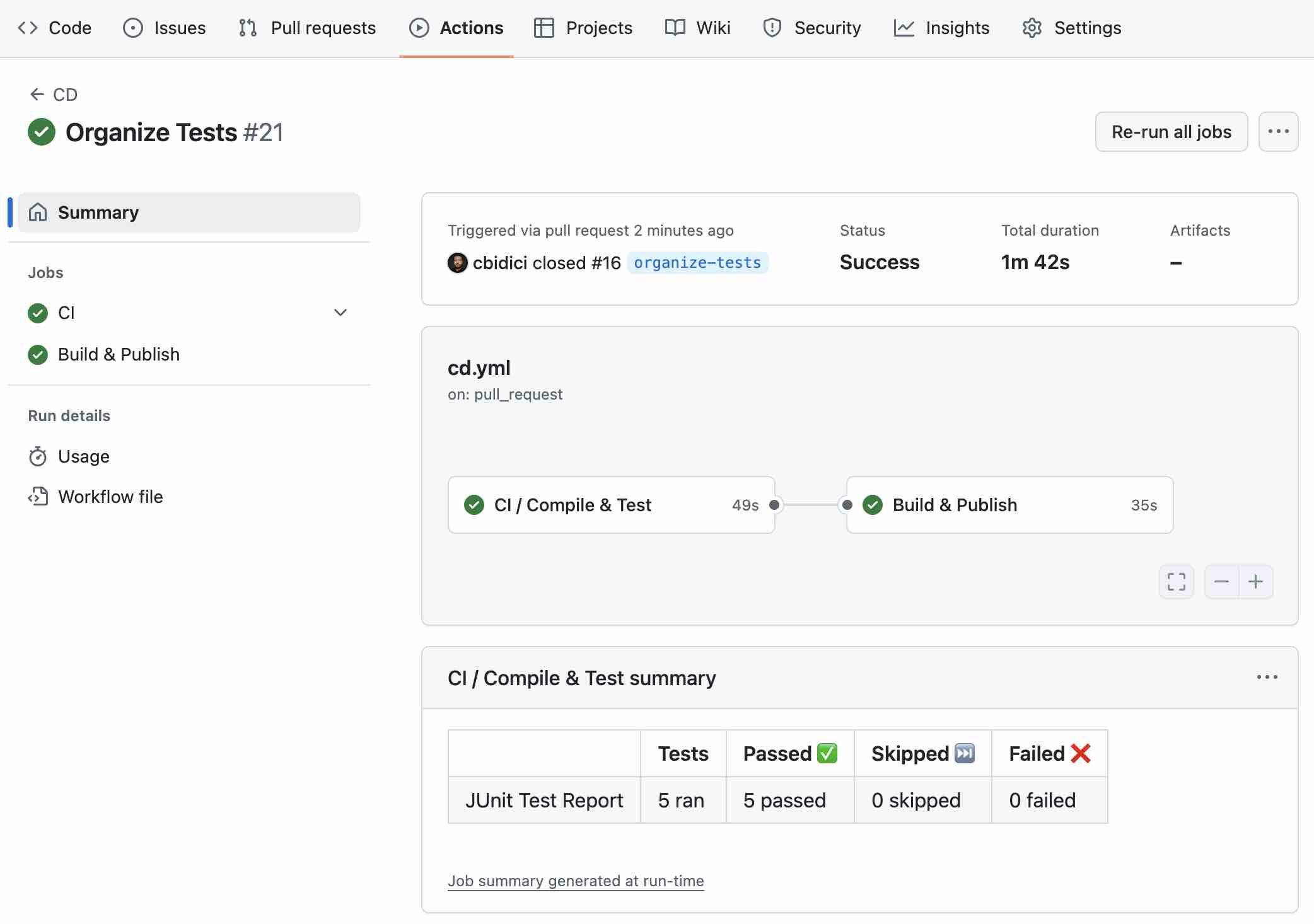 GitHub Actions CD Workflow